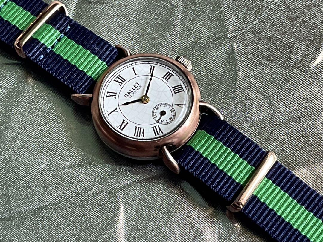 ★幻のSwiss.GALLET★北米向け輸出機★GALLETスモセコ★稼働品❣️
