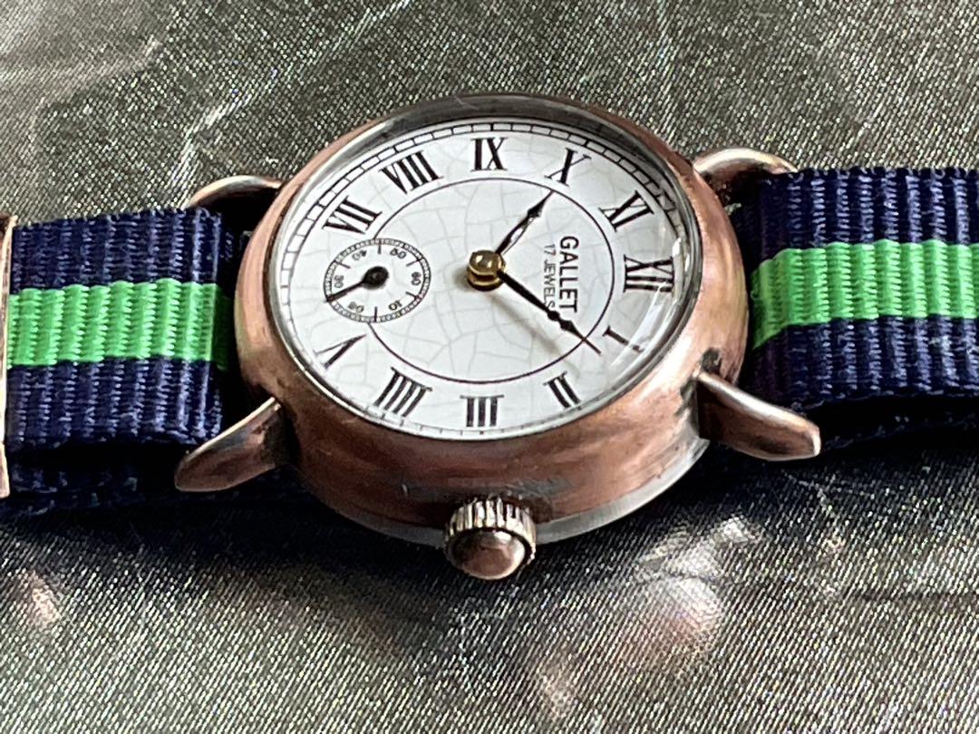 ★幻のSwiss.GALLET★北米向け輸出機★GALLETスモセコ★稼働品❣️
