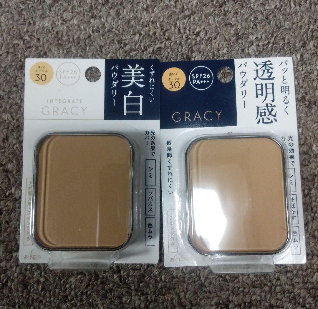 新品インテグレートグレイシィブライトパクトEXオークル302個セット