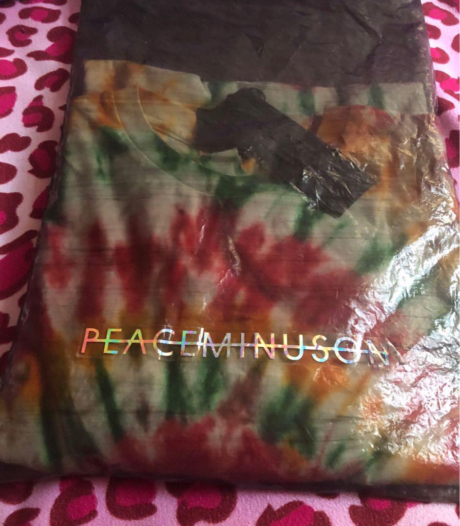 PEACEMINUSONE虹タイダイTYE DYEレインボー Tシャツ新品未使用