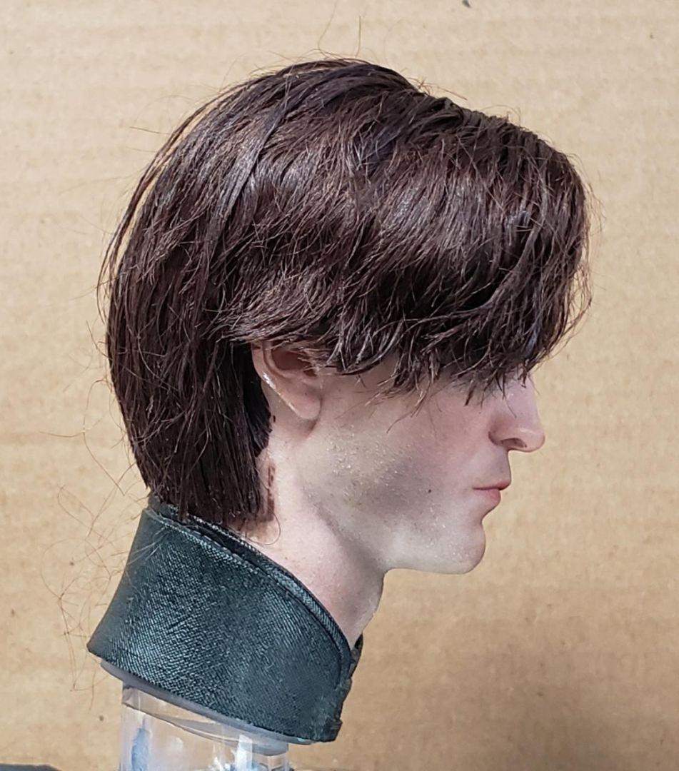 訳あり品/植毛ヘッドのみ INART 1/6 ザ・バットマン 素顔ヘッド
