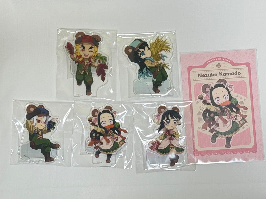 ★ 鬼滅の刃　秋まつり　アクリルスタンド　ポストカード　6個　煉獄　無一郎　他