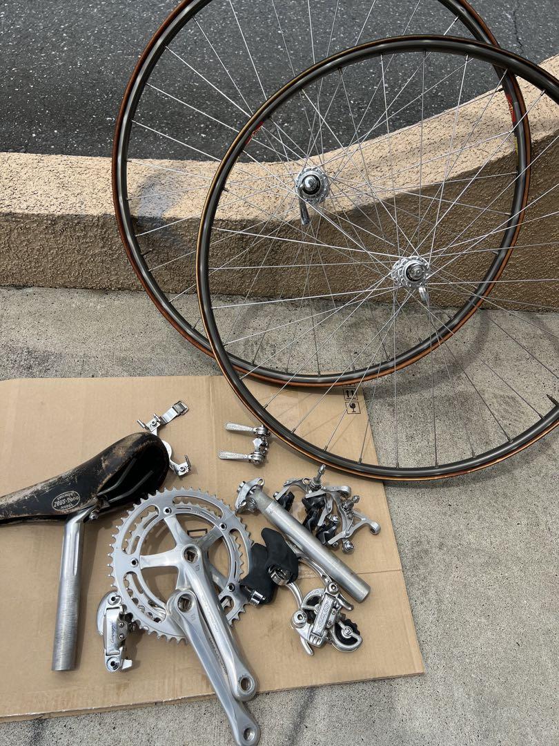 ヴィンテージロードレーサー パーツ　Campagnolo デュラエース　シマノ