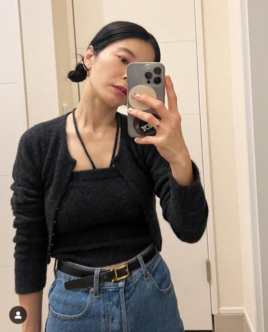 yo biotop Cashmere cord bere top　カシミア　ベア