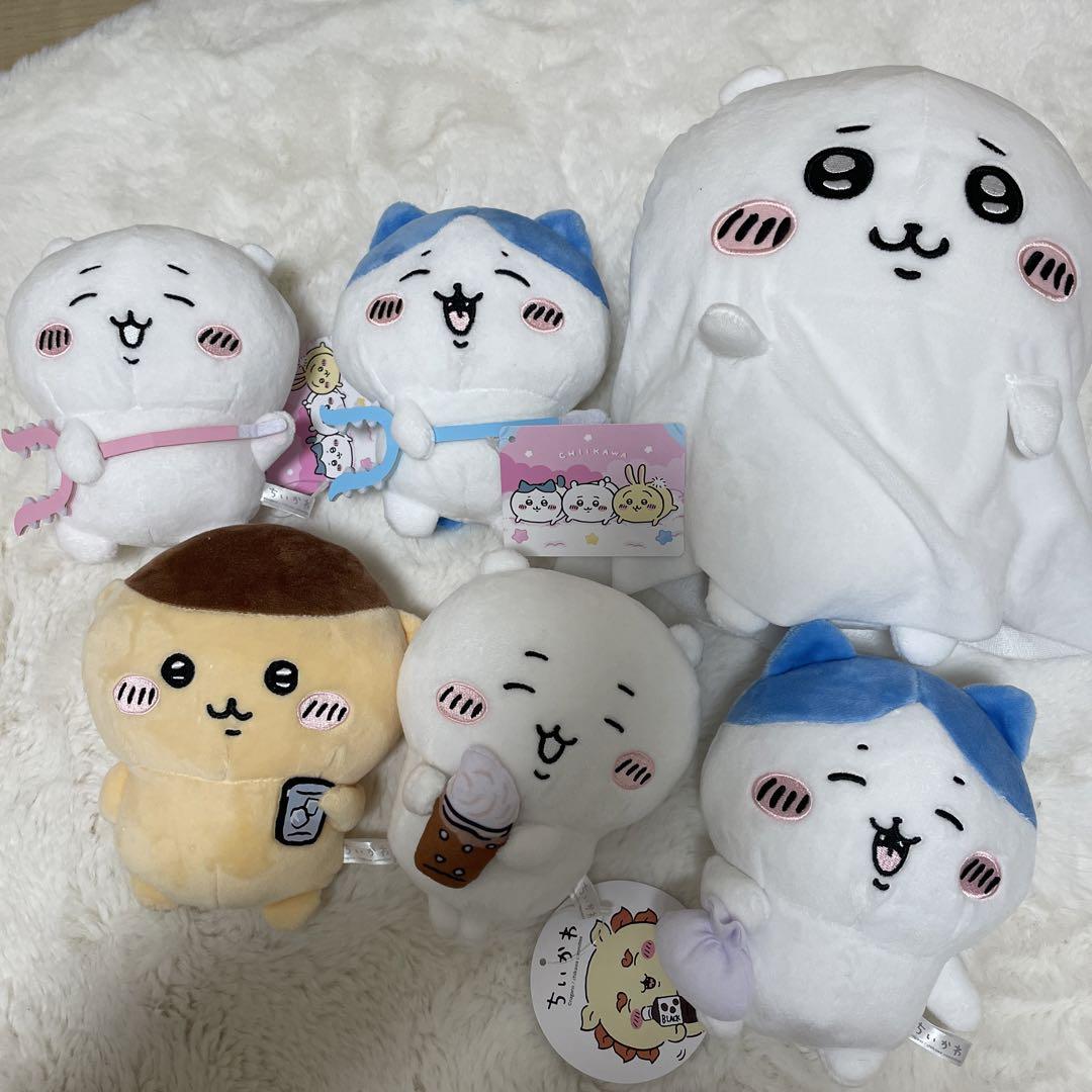 ちいかわ　ハチワレ　くりまんじゅう　ぬいぐるみ　セット