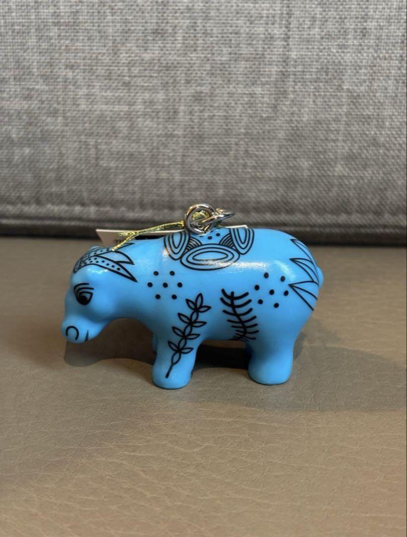 ⭐︎ルーブル美術館 古代エジプト 埋葬品 青いカバ キーホルダー⭐︎