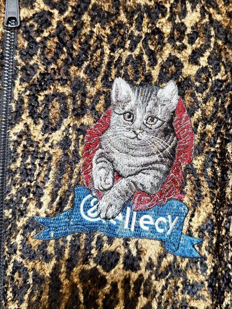 & ellecy レオパード柄　ネコ刺繍ブルゾン & ellecy レオパード柄 ネコ刺繍ブルゾン