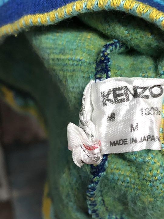 新作国産 JAPAN製 ニットスウェット 花柄 ボーダー Cw4ID-m32504931712 90s ケンゾー KENZO 即納人気