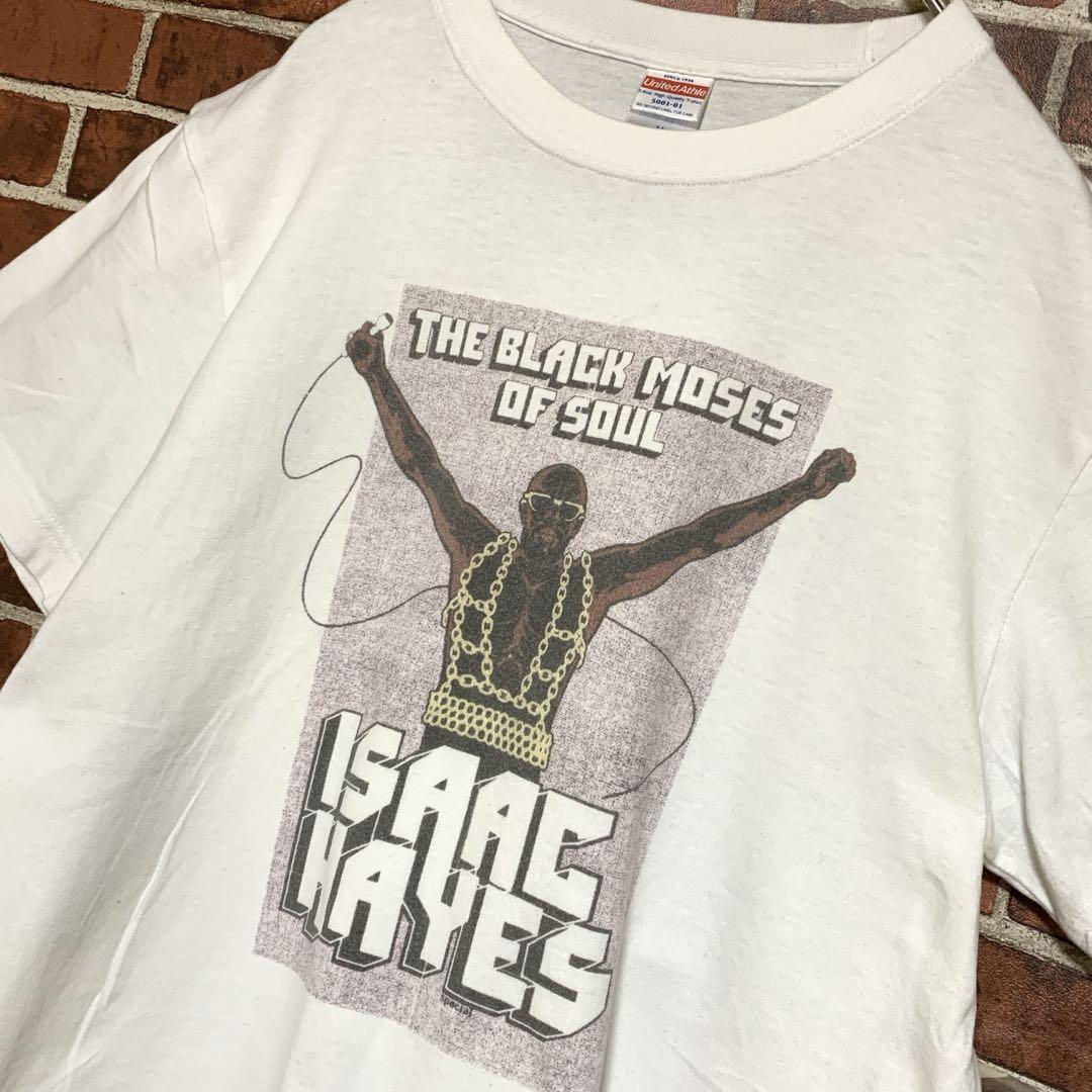 希少】ISAAC HAYES☆アイザックヘイズ☆soul☆バンドtシャツ☆古着