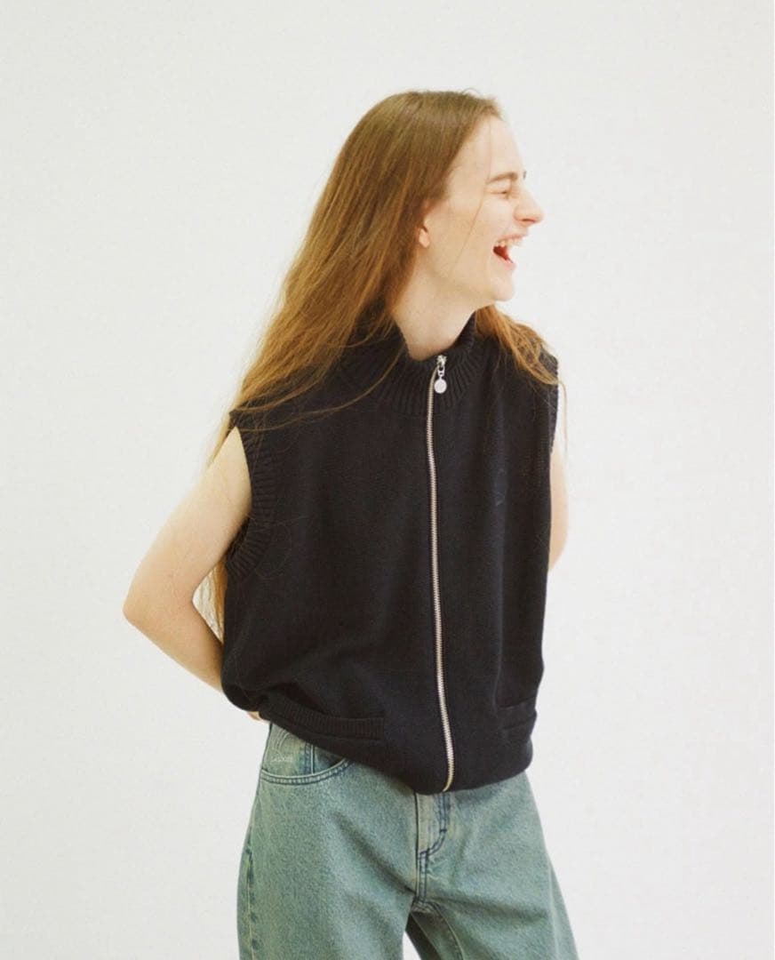 Let LOOSE STONE WASHED INDIGO JEANS デニム