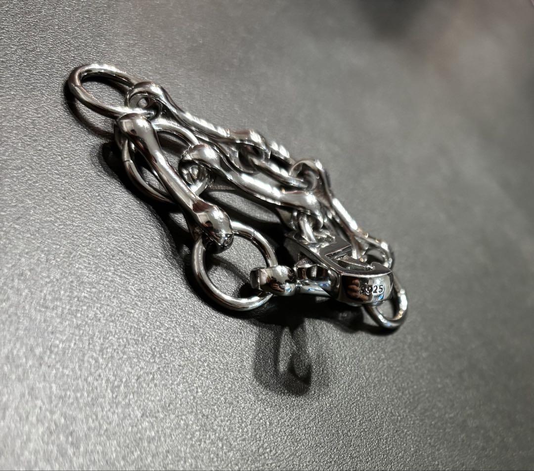 VINTAGE ヴィンテージ シルバー925 ボーンチェーンブレスレット