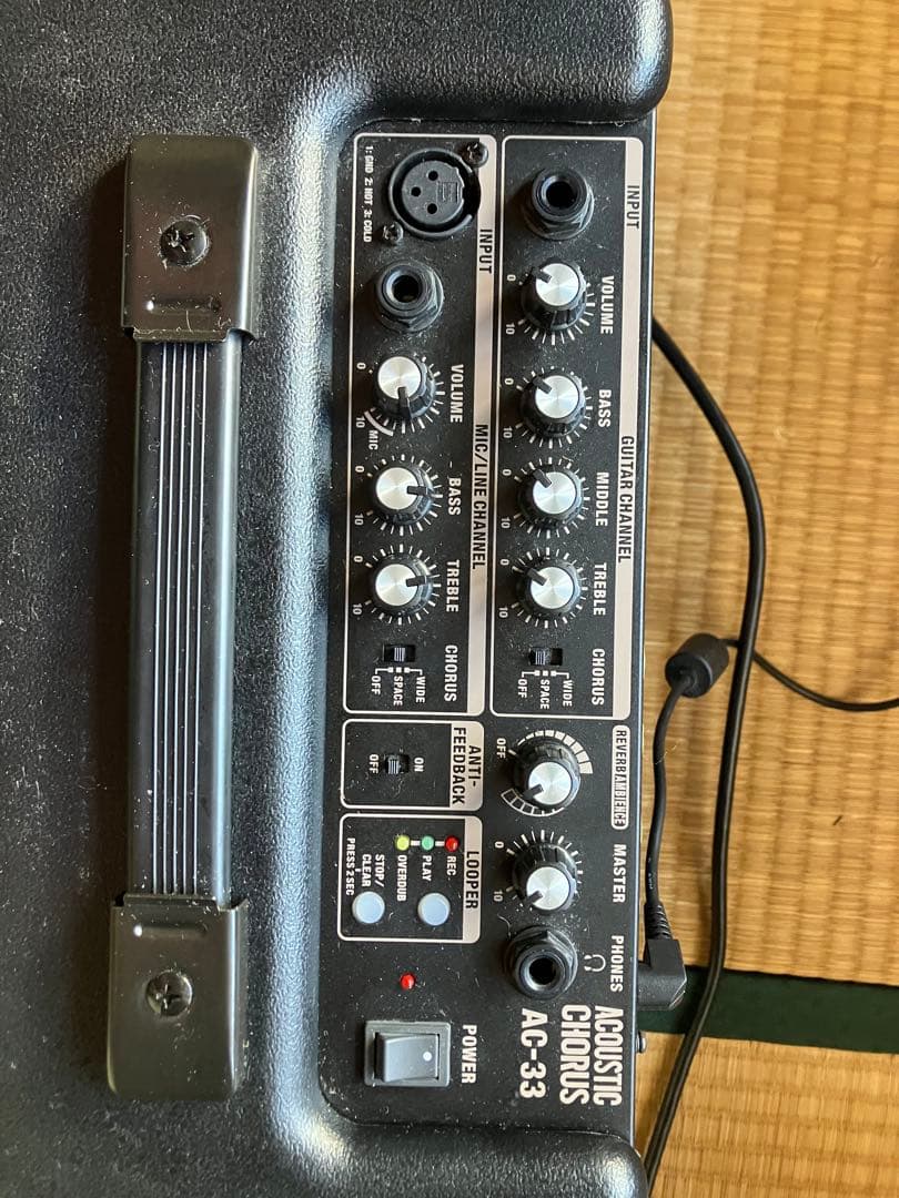 ほぼ新品 ローランドAC-33 30W FS-6付き（フットスイッチ）