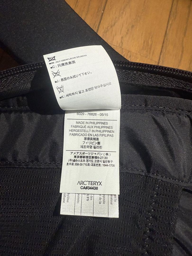 ARC'TERYX ARRO 22 ブラックバックパック