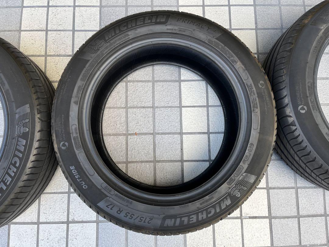 215/55R17 MICHELIN/PRIMACY4 18年製 夏タイヤ 4本 215/55R17 MICHELIN/PRIMACY4 18年製 夏タイヤ 4本