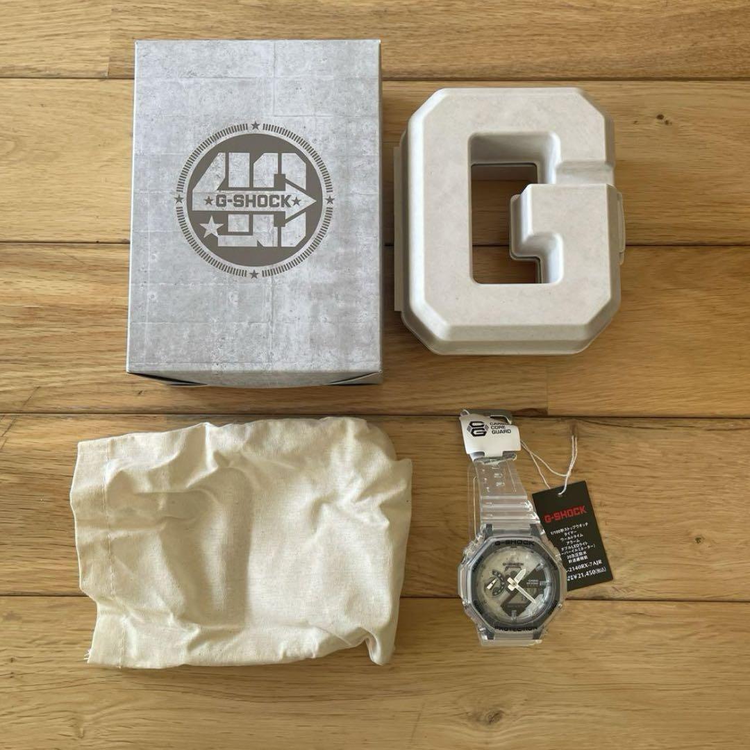 新品 G-SHOCK 40周年 クリアリミックス GA-2140RX-7AJR