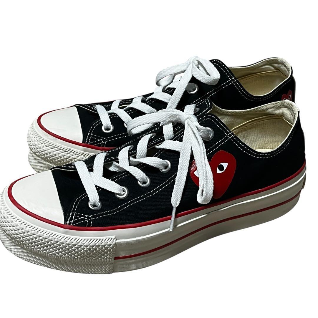 プレイ コム デ ギャルソン×コンバース初の厚底スニーカー26cm PLAY COMME des GARCONS