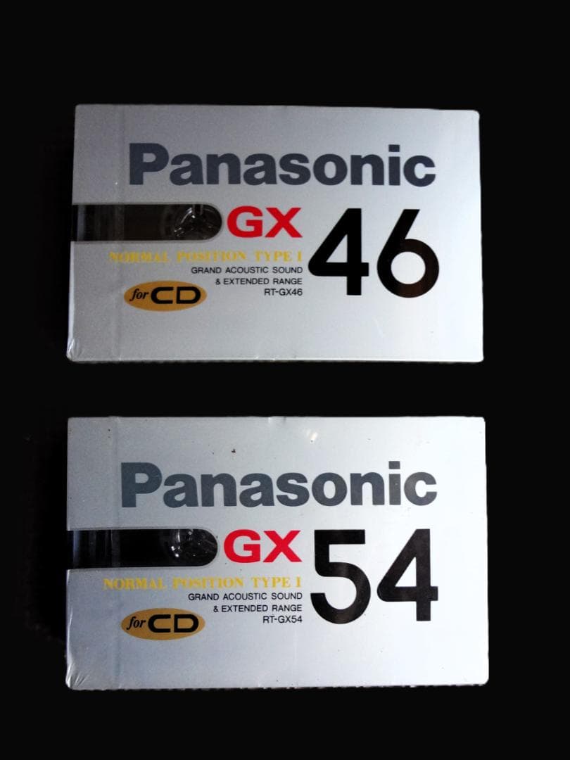 Panasonic GX54 GX46 カセットテープ 2本セット