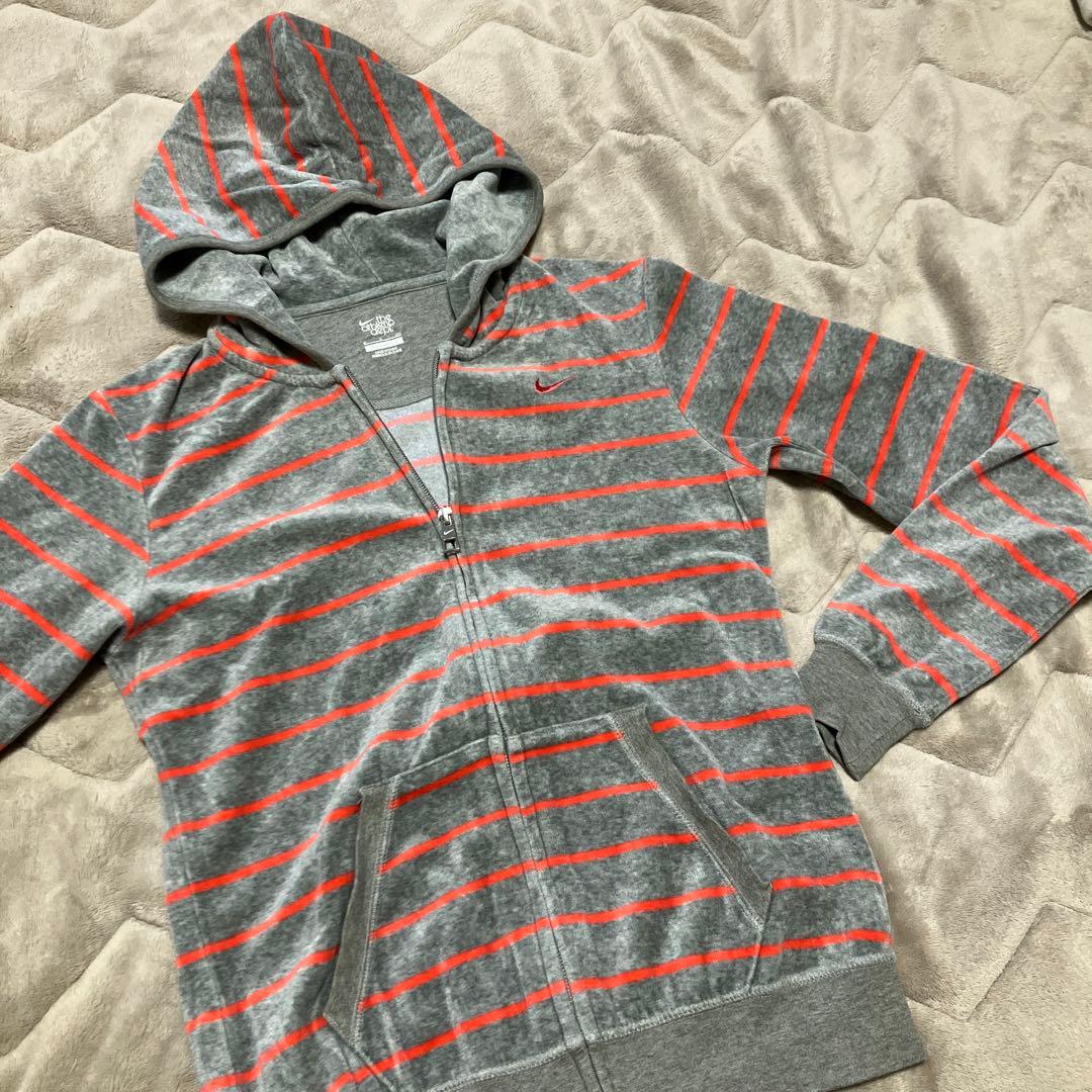 Nike ジップアップジャケット グレー/オレンジ