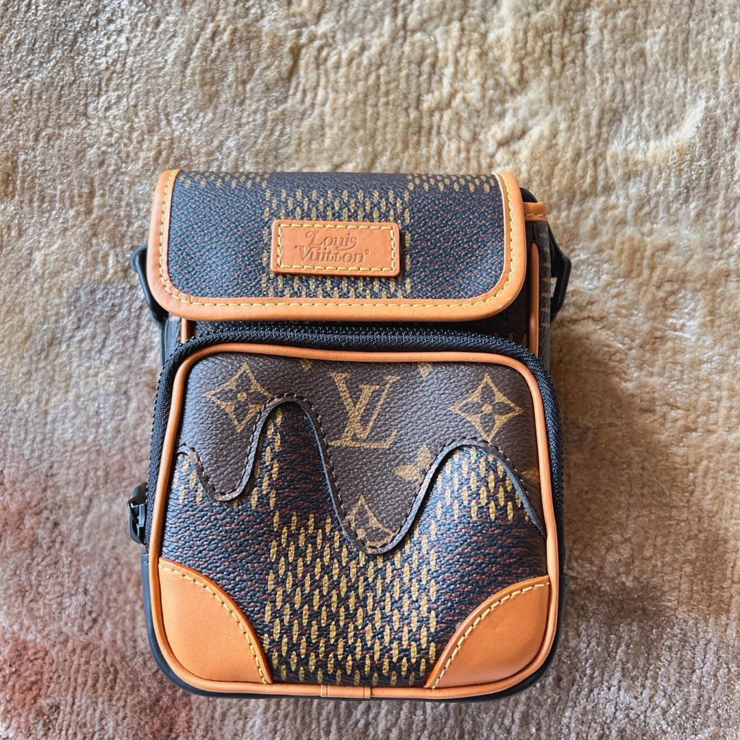 Louis Vuitton ショルダーバッグ ブラウン/オレンジ