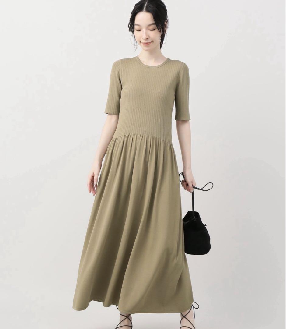 驚きの値段 極美品♪ プラージュ リブニットワンピース 定価20900円 Plage ワンピース