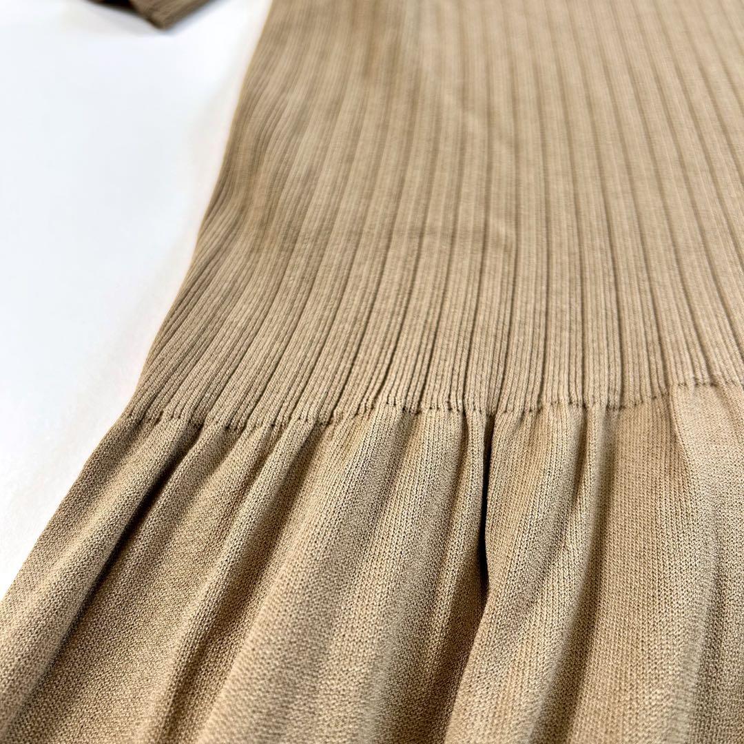 極美品♪ プラージュ Plage 定価20900円 リブニットワンピース