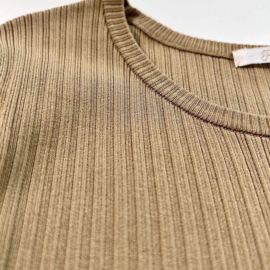 極美品♪ プラージュ Plage 定価20900円 リブニットワンピース