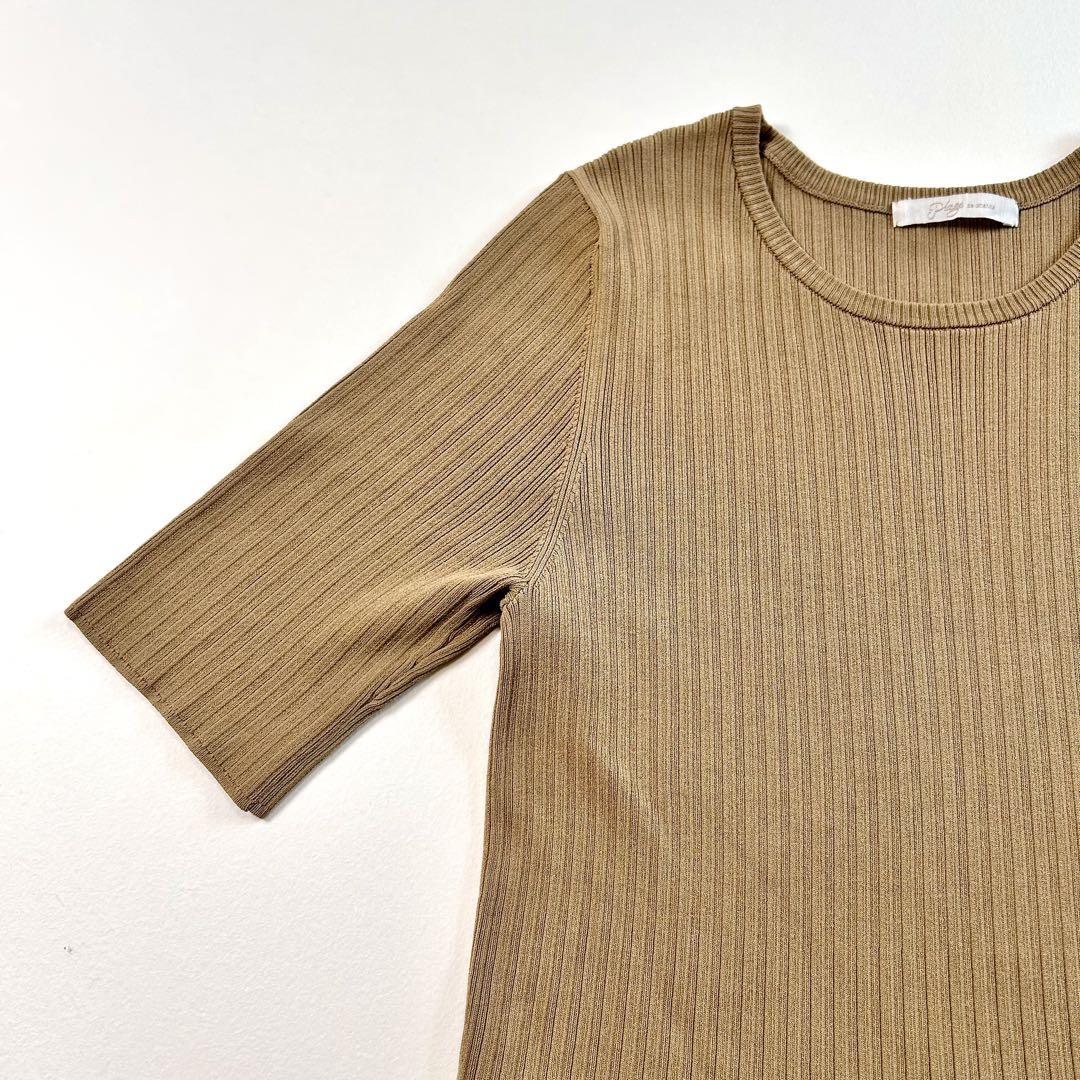 極美品♪ プラージュ Plage 定価20900円 リブニットワンピース