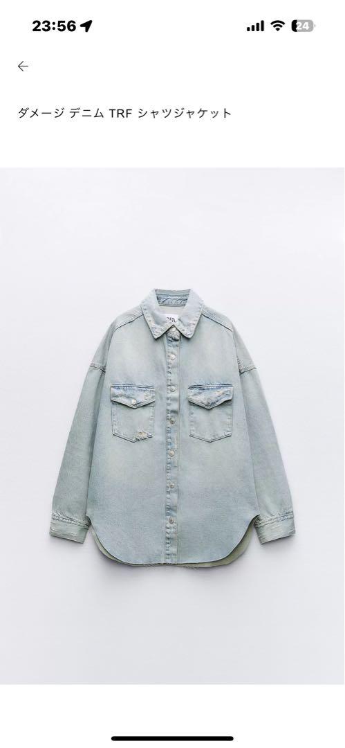 ZARA ザラ　ライトブルーデニムジャケット XS ZARA ライトブルー デニムジャケット XS春物 - メルカリ