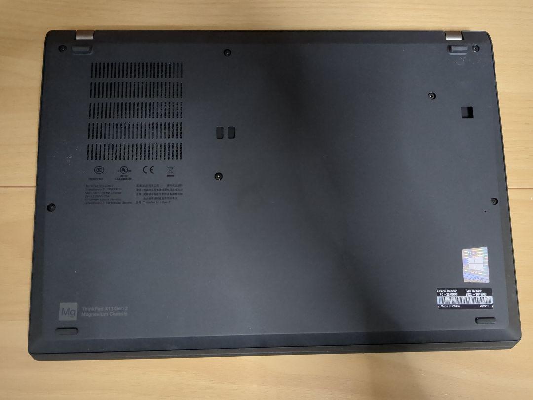 ThinkPad X13 Gen 2a Ryzen 5 8GB・256GBSSD