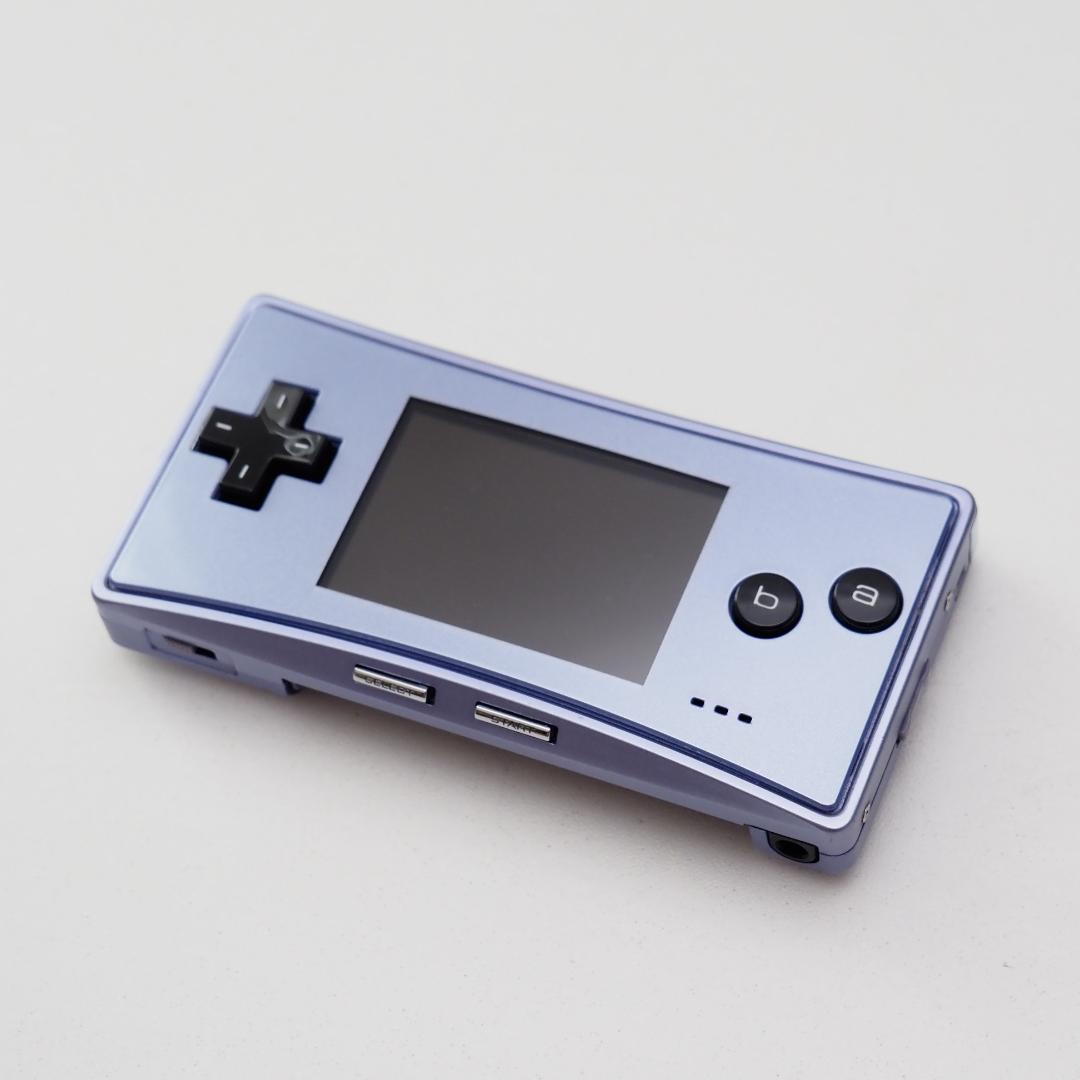 任天堂 ゲームボーイミクロ 本体 GB GBA アドバンス ブルー ニンテンドー