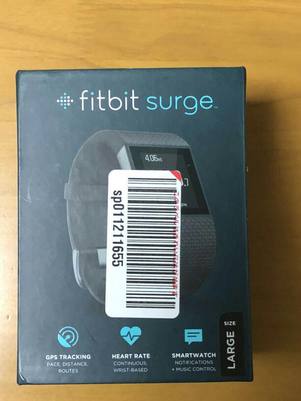 再値下げしました！Fitbit Surge ブラック Lサイズ