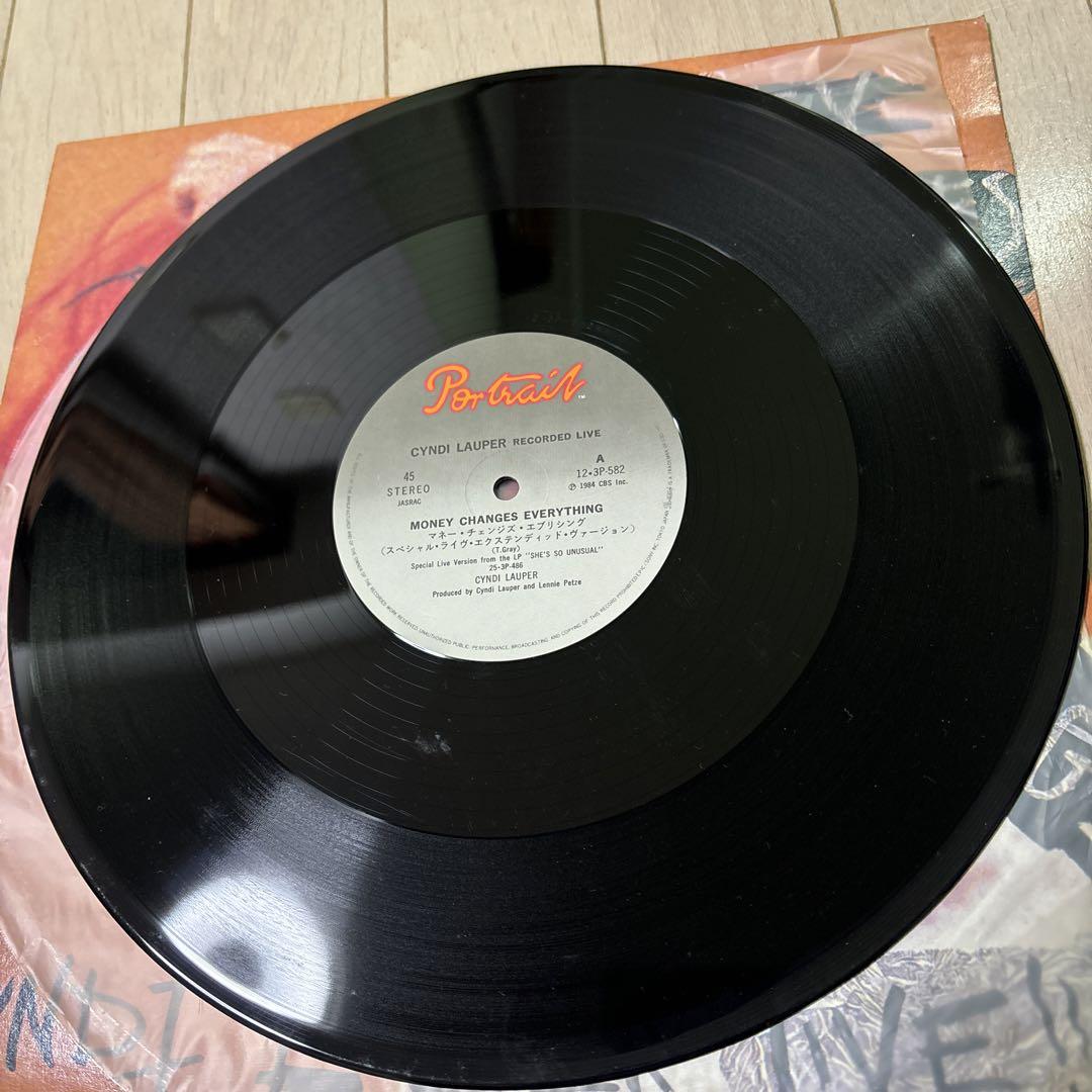 Cyndi Lauper Money Changes ライブ レコード
