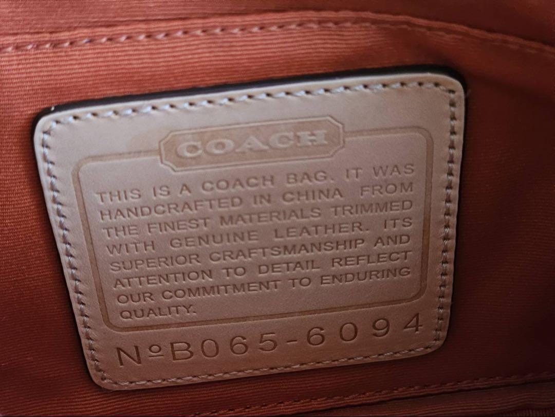 COACH コーチ　アクセサリーポーチ シグネチャー ショルダー 6094