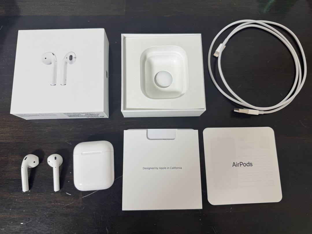 Apple AirPods 本体 ホワイト 第二世代 - メルカリ