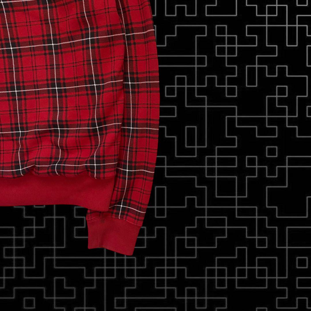トップス Polo Ralph Lauren check zip hoodie y2k