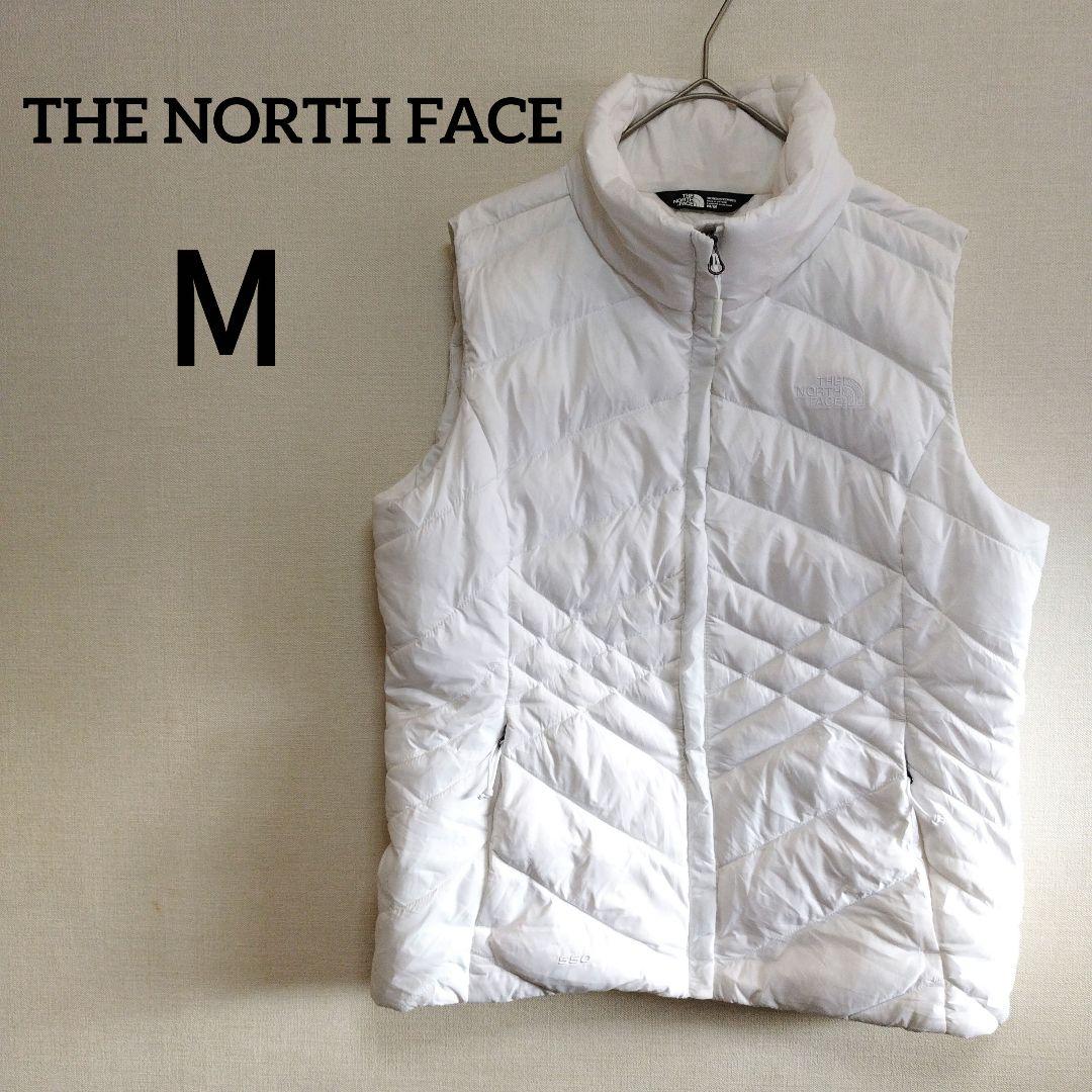 【ザ・ノースフェイス】ダウンベスト　M 白　キルティング　美品　550 g THE NORTH FACE【М】ダウンベスト 550フィル 白/ホワイト - メルカリ