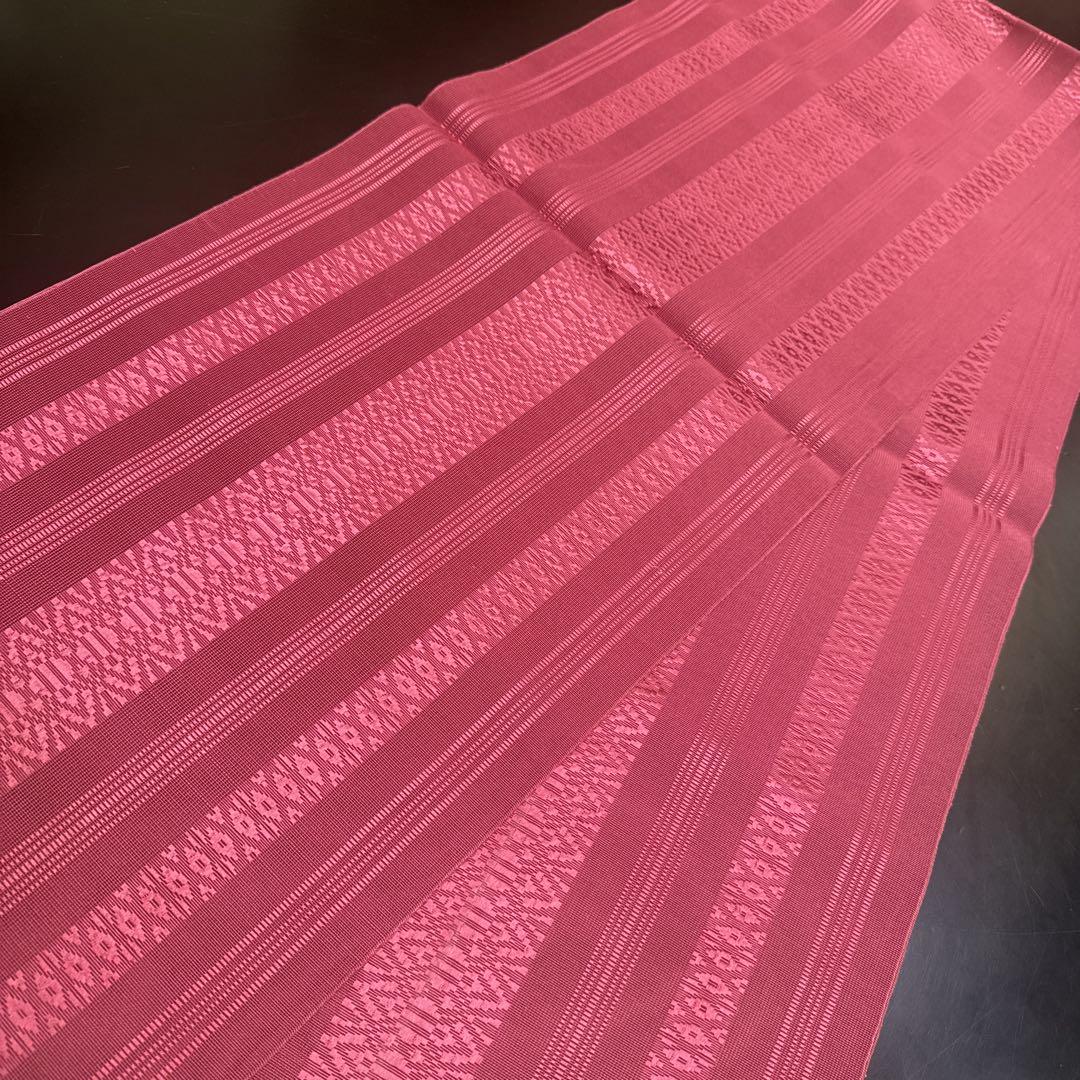 7-137 夏帯 夏物 開き名古屋帯 美品 着物 博多織