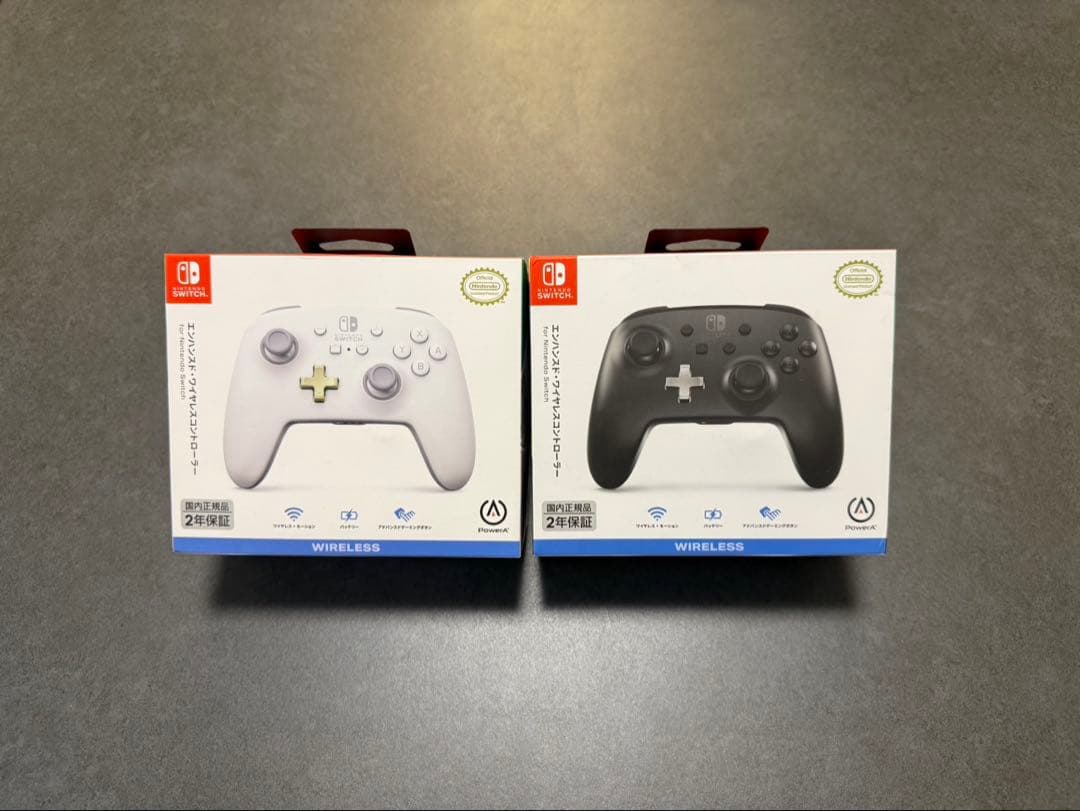 PowerA ワイヤレスコントローラー2台セット Switch用