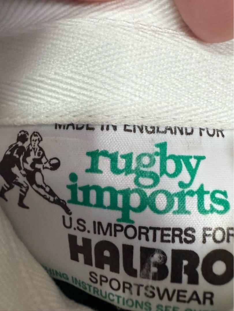 HALBRO イギリス製　UK アイルランド代表　ラガーシャツ　ポロシャツ　XL HALBRO イギリス製 UK アイルランド代表 ラガーシャツ