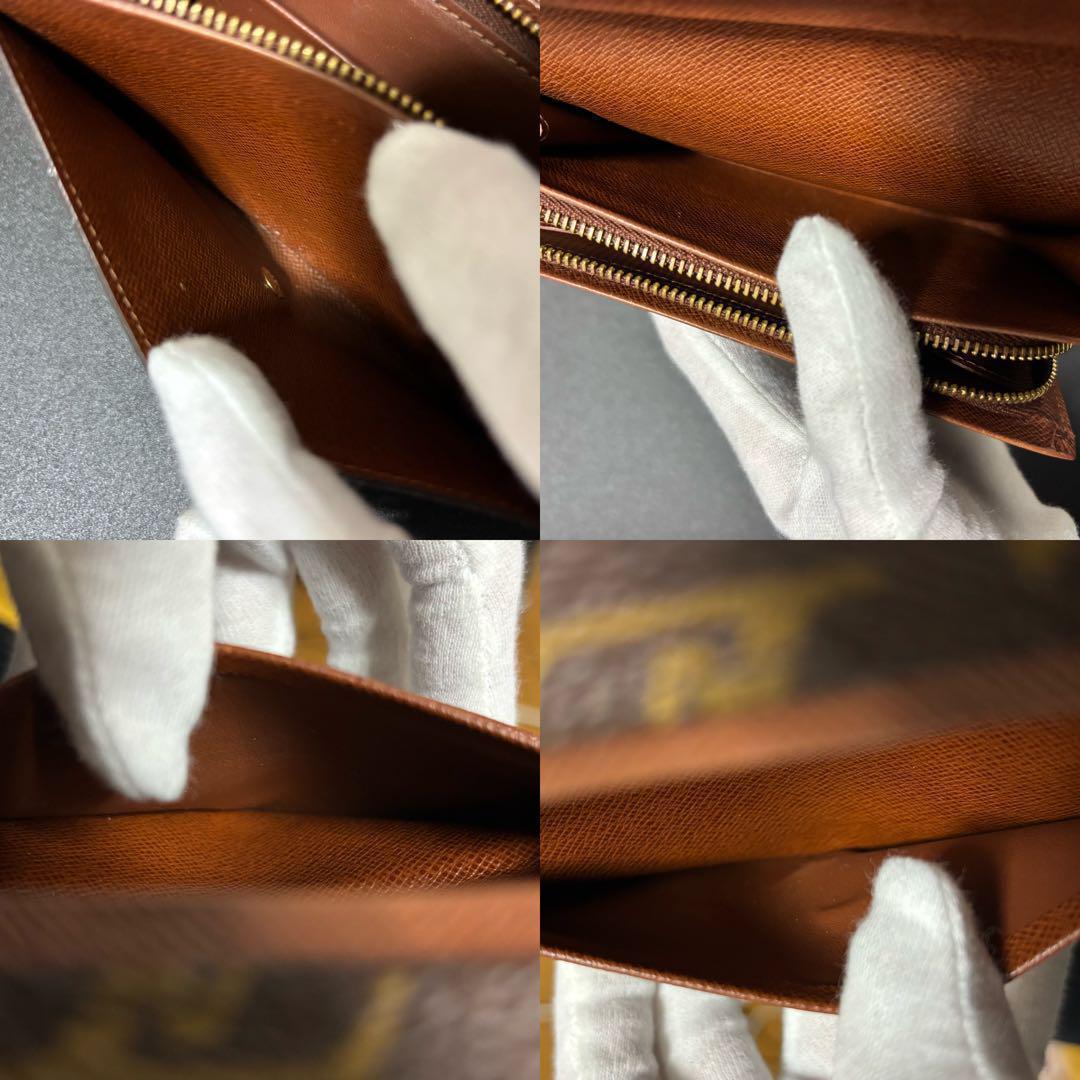 ラッキー神様　Louis Vuitton ルイヴィトン トレゾール二つ折り財布 m56 トレゾール モノグラム ルイヴィトン 二つ折り財布 - メルカリ