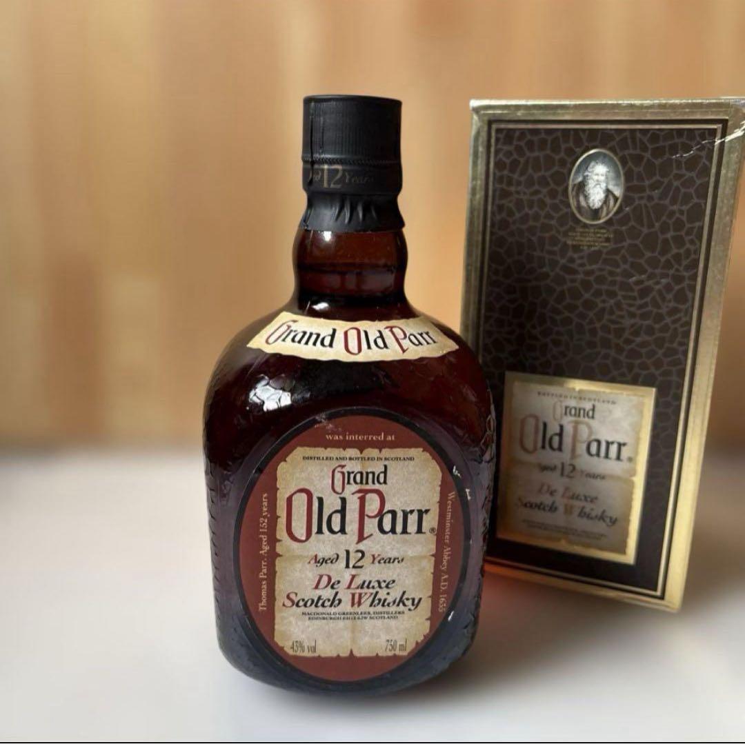 ❤️古酒 未開栓 Old Parr 12年 スコッチウイスキー 750ml 楽天市場】【未開栓】Grand Old Parr グランド オールドパー 12