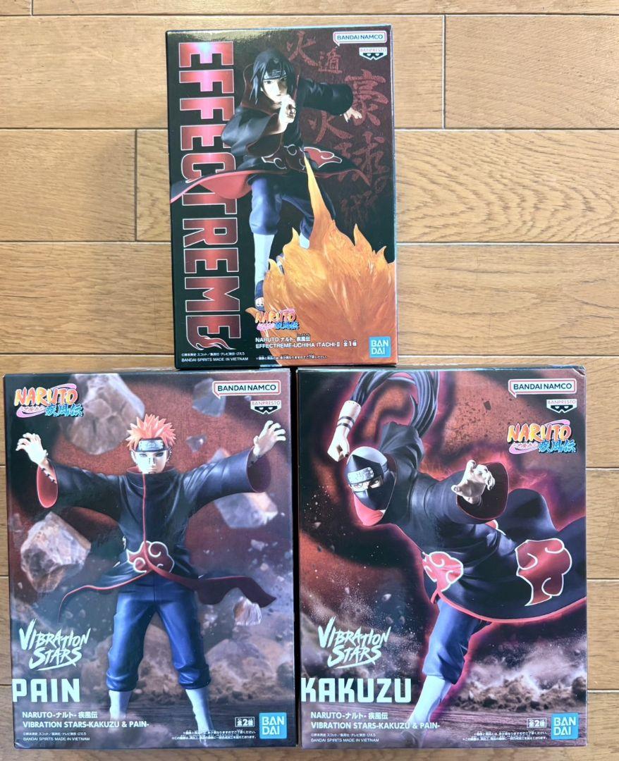 NARUTO ナルト 角都 ペイン うちはイタチ ３体セット NARUTO ナルト 角都 ペイン うちはイタチ 3体セット - メルカリ