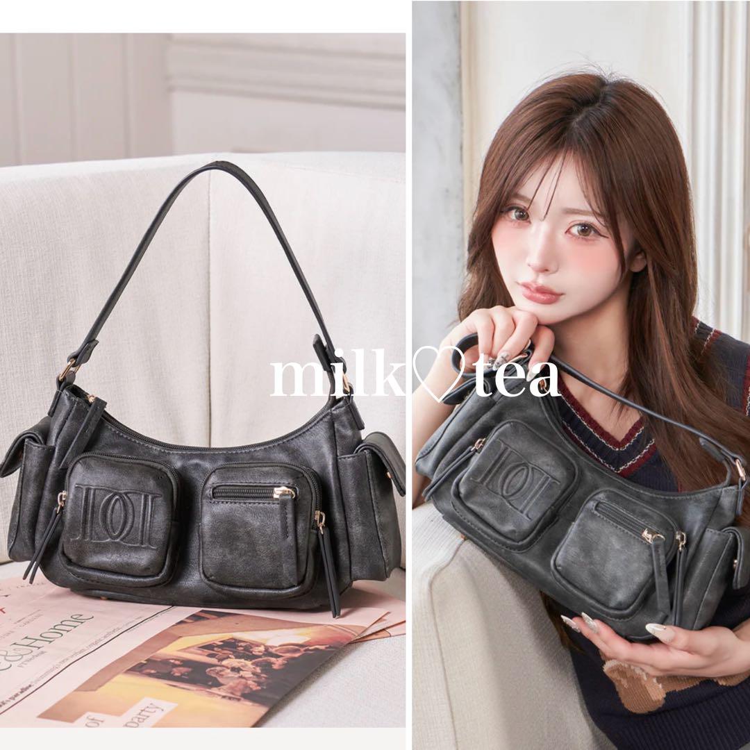 新品タグ付き Darich ダーリッチ DDレザーハンドルバッグ ブラック