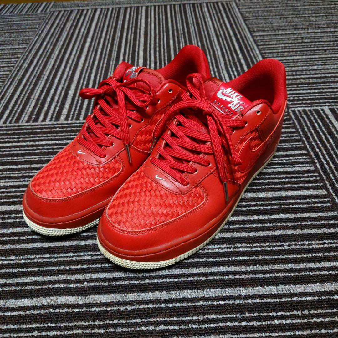 NIKE エアフォース 1 レッド lv827.5cm NIKE