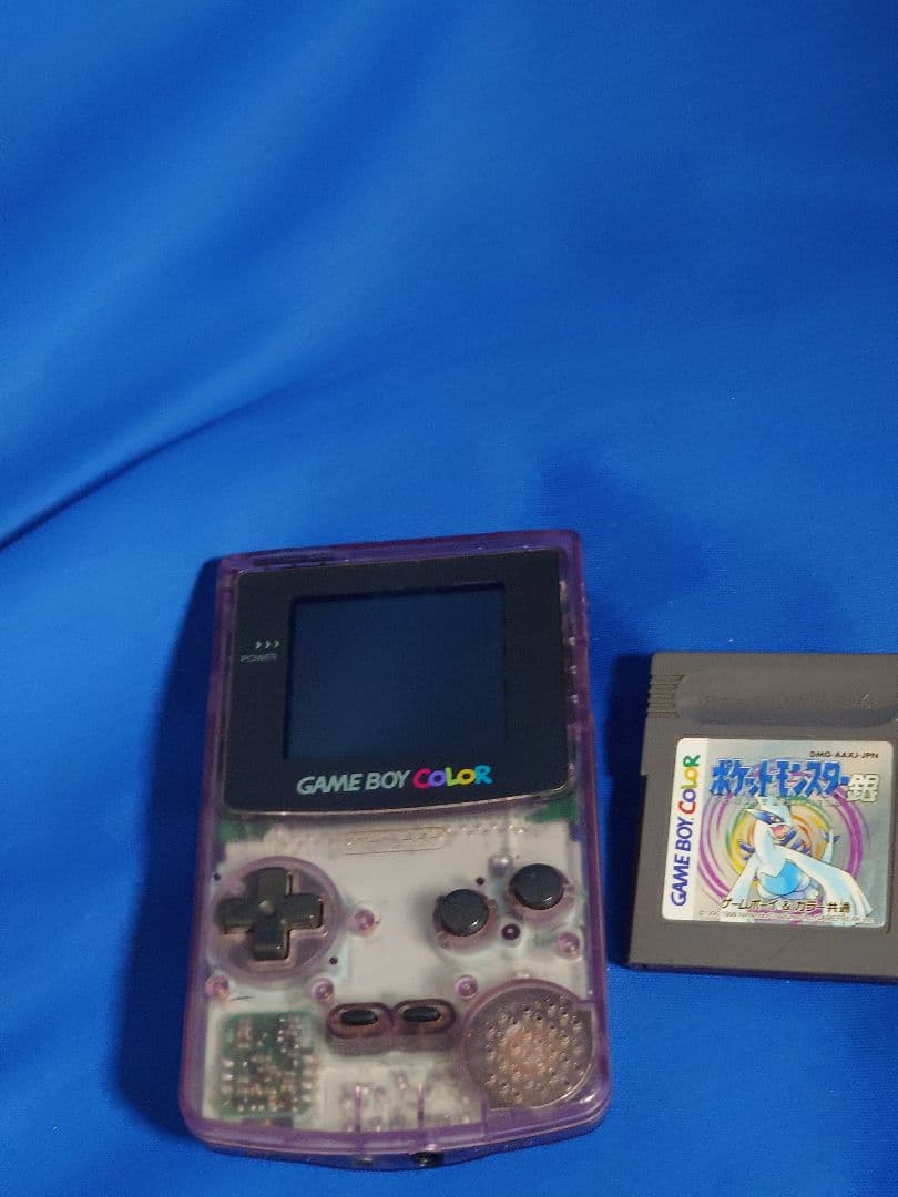 ジャンク扱い ゲームボーイ クリアパープル 本体 おまけGAMEBOY