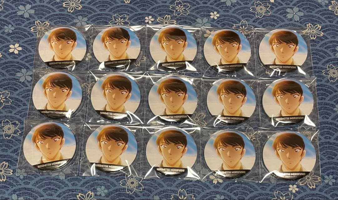 名探偵コナン 隻眼の残像 場面写 カバー付き缶バッジ 諸伏景光