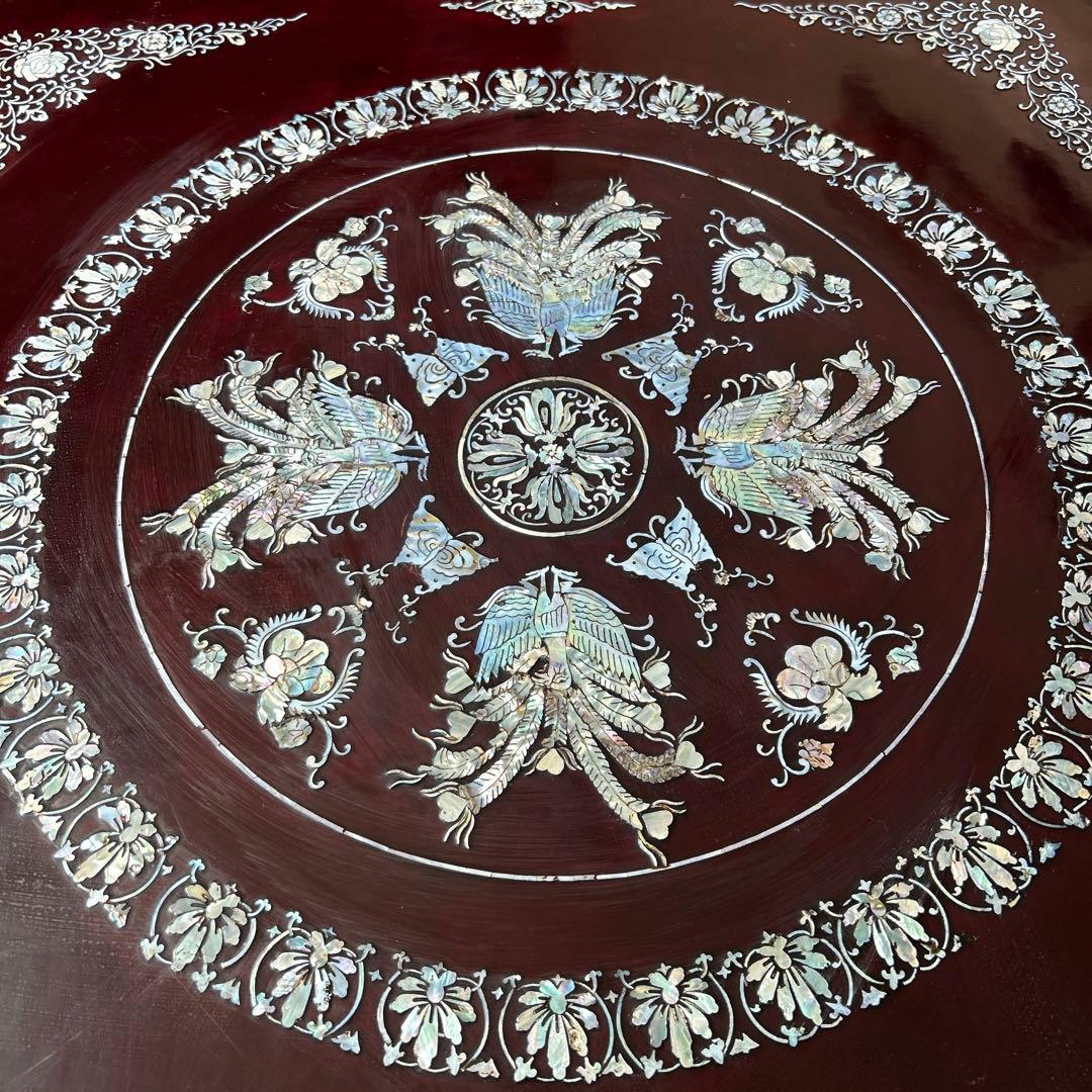 週末 螺鈿 天板傷や汚れあり NEXPOTALLINN_EU