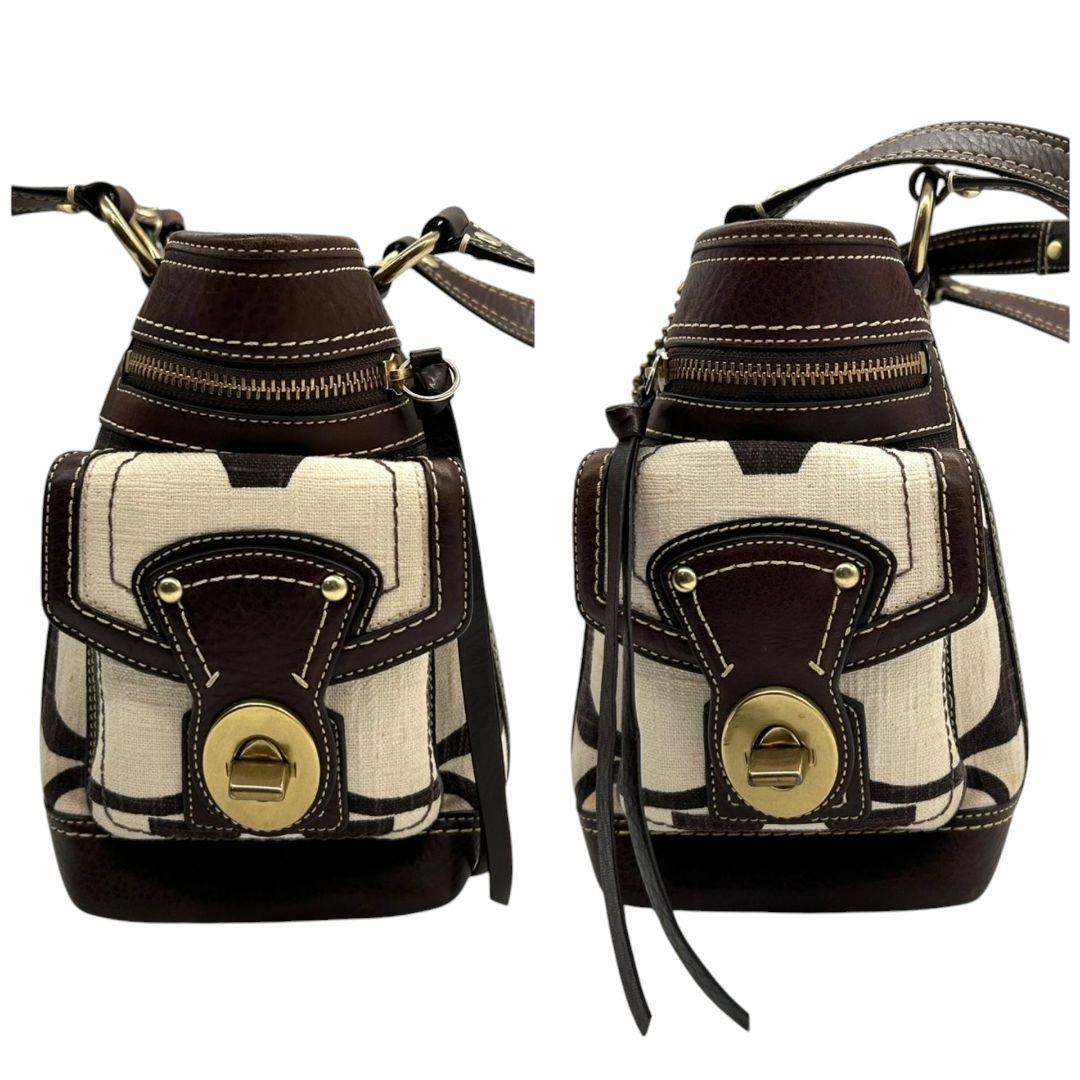 coach コーチ ハンドバッグ トート シグネチャー キャンバス s2 茶 coach コーチ ハンドバッグ トート シグネチャー キャンバス s2
