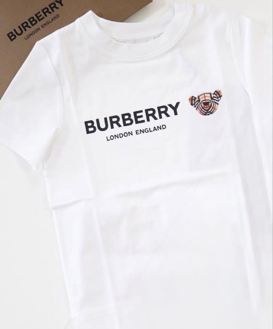 バーバリー　Tシャツ　90〜100 ロゴTシャツ　トーマスベア　半袖 BURBERRY KIDS バーバリー キッズ 半袖 Tシャツ 8105198