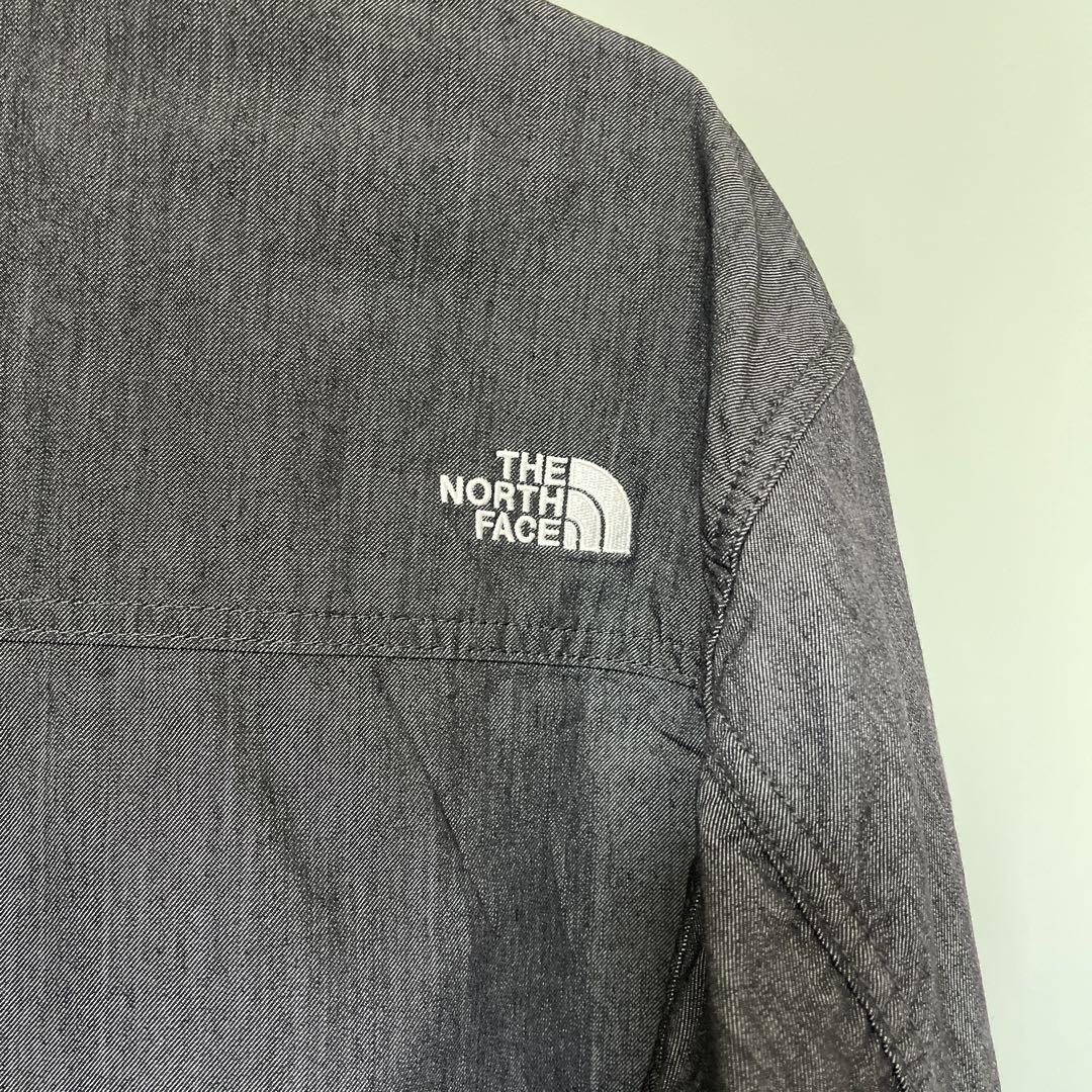 【未使用】THE NORTH FACE ロングスリーブナイロンデニムヌプシシャツ 【未使用】THE NORTH FACE ロングスリーブナイロンデニムヌプシシャツ